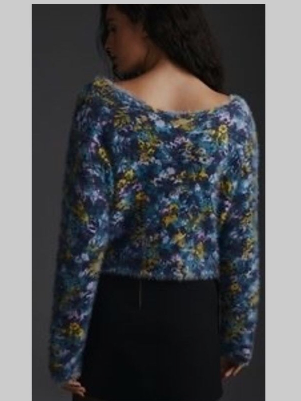 Anthropologie - Pilcro cropped eyelash sweater pullover